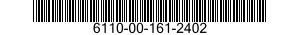 6110-00-161-2402  6110001612402 001612402