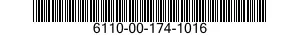 6110-00-174-1016  6110001741016 001741016