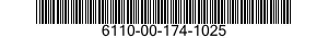 6110-00-174-1025  6110001741025 001741025