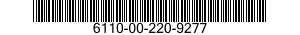 6110-00-220-9277  6110002209277 002209277