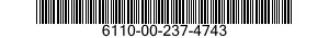 6110-00-237-4743  6110002374743 002374743
