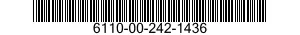 6110-00-242-1436  6110002421436 002421436