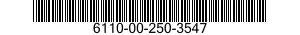 6110-00-250-3547  6110002503547 002503547