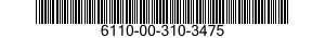 6110-00-310-3475  6110003103475 003103475