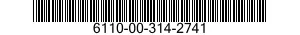 6110-00-314-2741  6110003142741 003142741