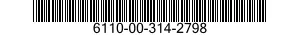 6110-00-314-2798  6110003142798 003142798