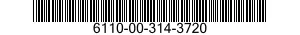 6110-00-314-3720  6110003143720 003143720