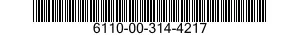 6110-00-314-4217  6110003144217 003144217
