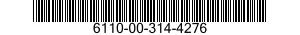 6110-00-314-4276  6110003144276 003144276