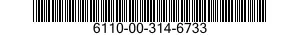 6110-00-314-6733  6110003146733 003146733