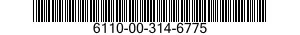 6110-00-314-6775  6110003146775 003146775