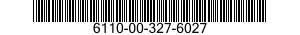 6110-00-327-6027  6110003276027 003276027