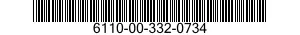 6110-00-332-0734  6110003320734 003320734