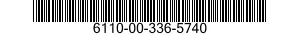 6110-00-336-5740  6110003365740 003365740