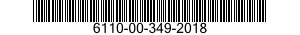6110-00-349-2018  6110003492018 003492018