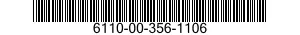 6110-00-356-1106  6110003561106 003561106