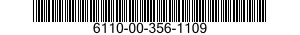 6110-00-356-1109  6110003561109 003561109