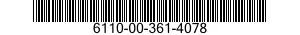 6110-00-361-4078  6110003614078 003614078