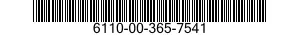 6110-00-365-7541  6110003657541 003657541