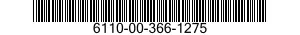 6110-00-366-1275  6110003661275 003661275