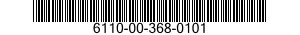 6110-00-368-0101  6110003680101 003680101