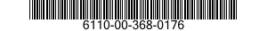 6110-00-368-0176  6110003680176 003680176