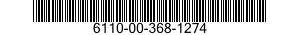6110-00-368-1274  6110003681274 003681274