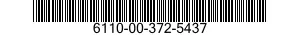 6110-00-372-5437  6110003725437 003725437