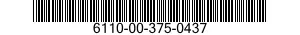 6110-00-375-0437  6110003750437 003750437