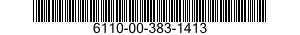 6110-00-383-1413  6110003831413 003831413