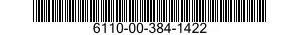 6110-00-384-1422  6110003841422 003841422
