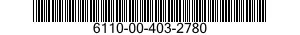 6110-00-403-2780  6110004032780 004032780