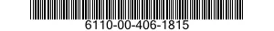 6110-00-406-1815  6110004061815 004061815