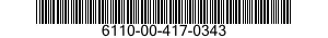 6110-00-417-0343  6110004170343 004170343