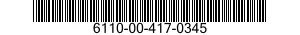 6110-00-417-0345  6110004170345 004170345