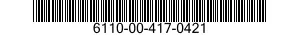 6110-00-417-0421  6110004170421 004170421