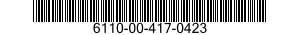 6110-00-417-0423  6110004170423 004170423