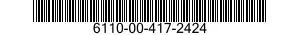 6110-00-417-2424  6110004172424 004172424