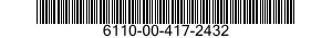 6110-00-417-2432  6110004172432 004172432