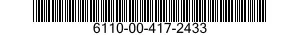6110-00-417-2433  6110004172433 004172433