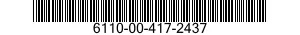 6110-00-417-2437  6110004172437 004172437