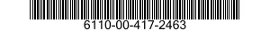 6110-00-417-2463  6110004172463 004172463