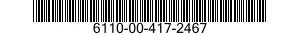 6110-00-417-2467  6110004172467 004172467