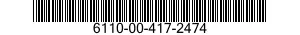 6110-00-417-2474  6110004172474 004172474