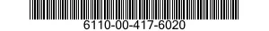 6110-00-417-6020  6110004176020 004176020