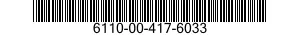 6110-00-417-6033  6110004176033 004176033
