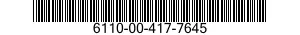 6110-00-417-7645  6110004177645 004177645