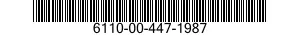 6110-00-447-1987  6110004471987 004471987