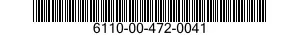 6110-00-472-0041  6110004720041 004720041