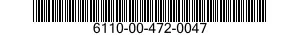 6110-00-472-0047  6110004720047 004720047